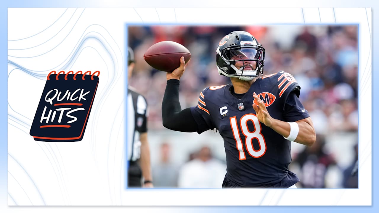 Caleb Williams, Bears use bye week to recharge for lengthy stretch of remaining games