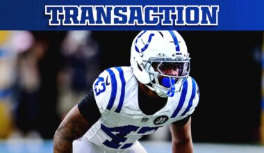 Colts elevate CB Cameron Mitchell, DE Durell Nchami to active roster from practice squad for Week 8