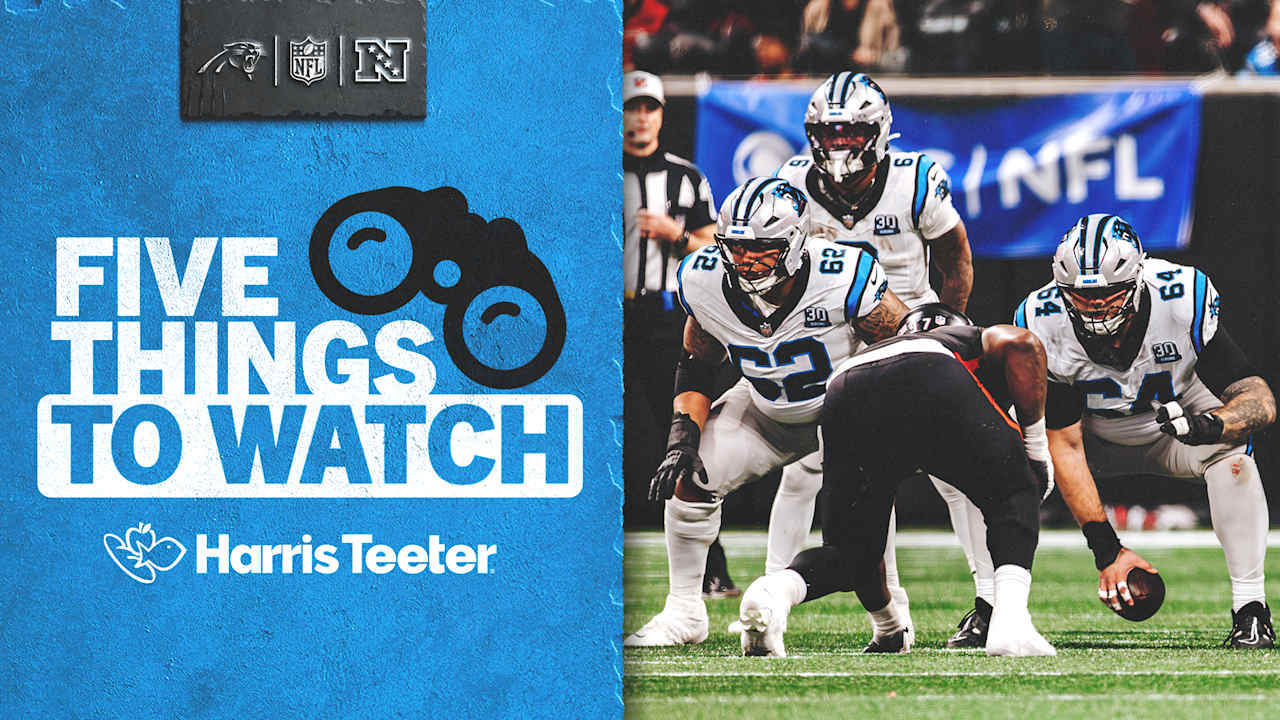 5 things to watch as the Panthers open at home against the Falcons