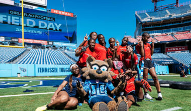 Titans and Bridgestone Partner to Host Largest Girls Flag Football Field Day at Nissan Stadium