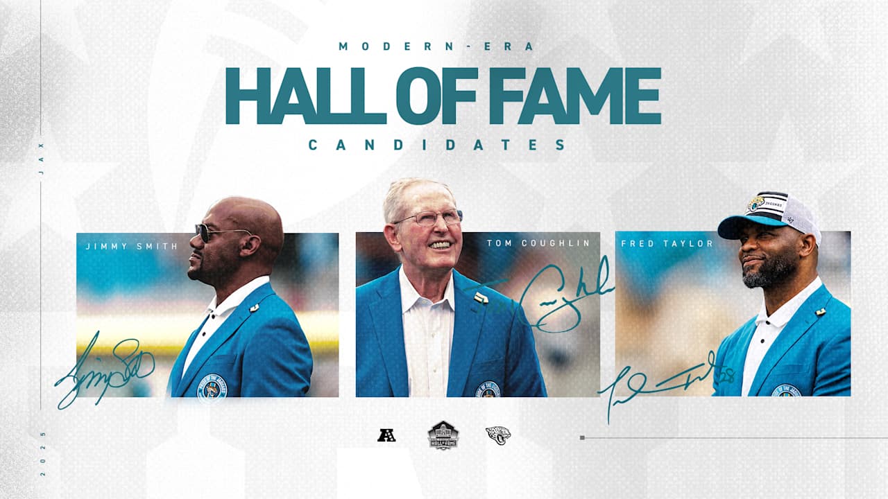 Three Jaguars Make 2026 Pro Football Hall of Fame Candidate List