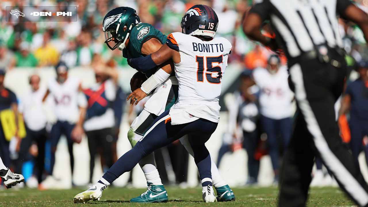 OLB Nik Bonitto, Broncos’ pass rush deliver a defensive statement in Week 5 win over Eagles