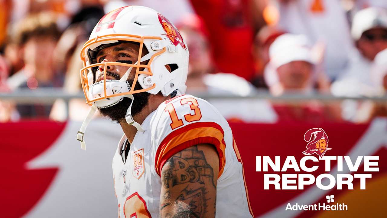 Buccaneers vs. Seahawks Inactive Report