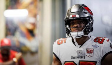 Buccaneers NFL Week Six 2025 Depth Chart