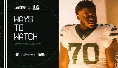 New York Jets at Cincinnati Bengals Ways to Watch, Listen and Follow