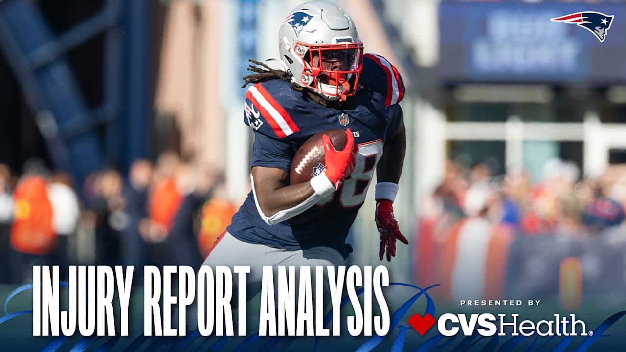 RB Rhamondre Stevenson (Toe) Ruled Out for Sunday's Game vs. the Falcons