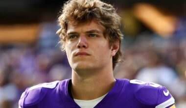 Minnesota Vikings QB J.J. McCarthy