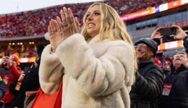 Brittany Mahomes shows off baby Golden in Chiefs fit matching mom at win vs. Colts