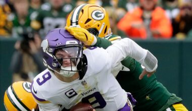 J.J. McCarthy placed in concussion protocol, possibly opening Max Brosmer's door