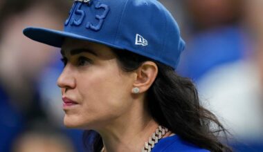 Colts owner Carlie Irsay-Gordon gets insanely close to field in new camera angle