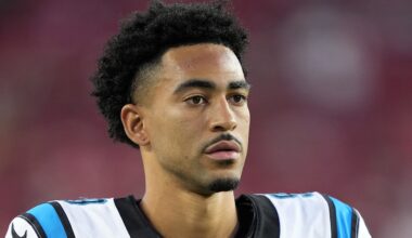 Carolina Panthers quarterback Bryce Young