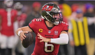 Battered Baker Mayfield Headlines Busts