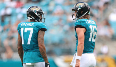 Jacksonville Jaguars - quarterback Trevor Lawrence and wide receiver Tim Patrick