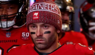 Tampa Bay Buccaneers QB Baker Mayfield's status for Sunday's game against the Cardinals won't make many fans happy.