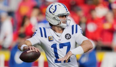 Daniel Jones, Tyler Warren, and Three More Week 13 Fantasy Bust Candidates