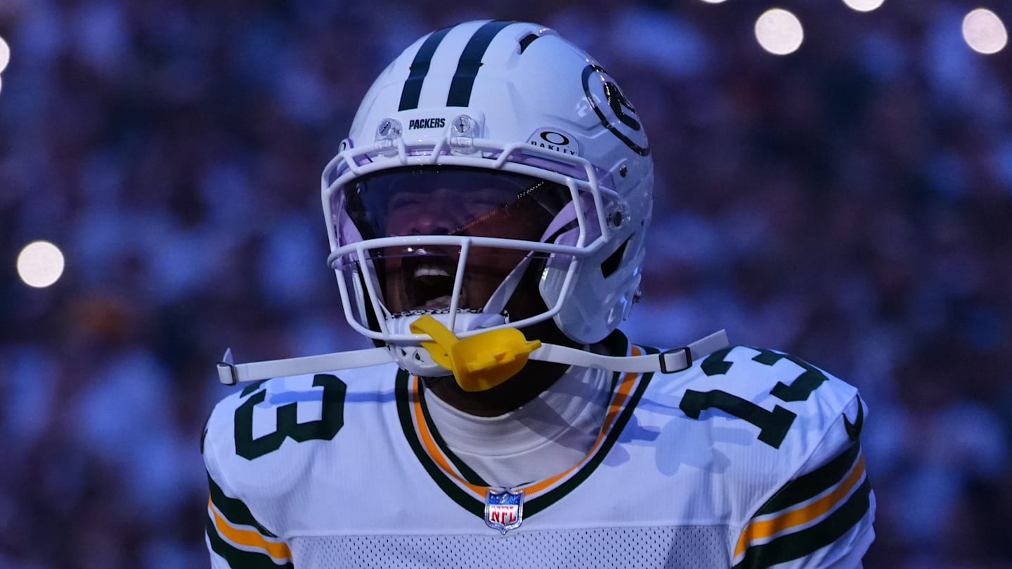 Green Bay Packers wide receiver Dontayvion Wicks