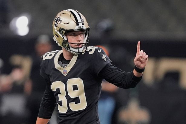New Orleans Saints kicker Charlie Smyth