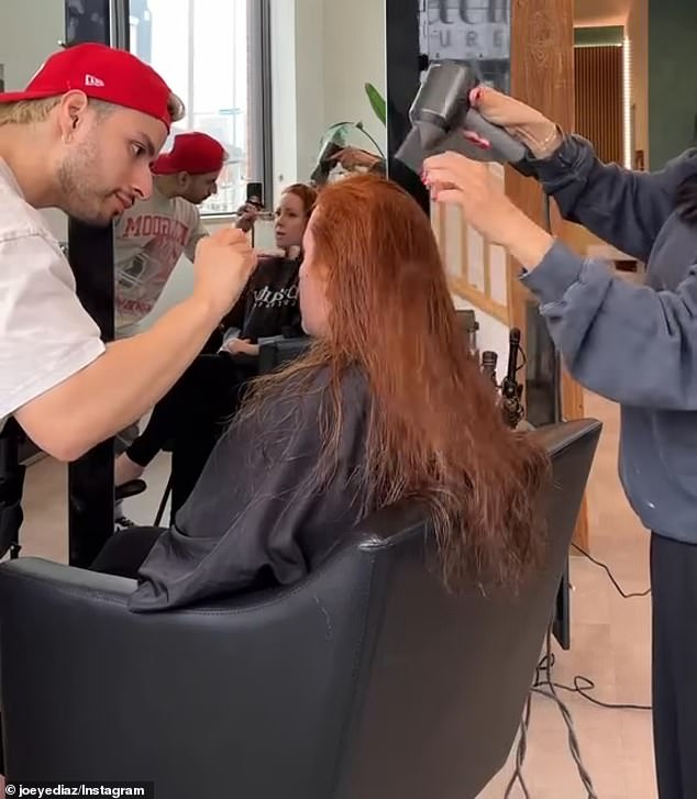 Social media content is vital - and he helps the WAGs film TikTok videos throughout the process and of course snaps the perfect glam shot when their look is done