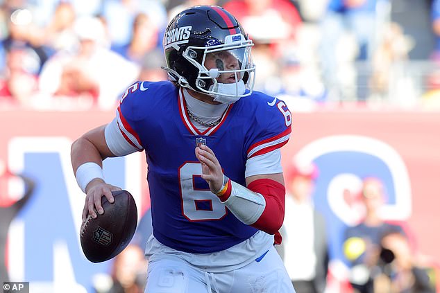 Dart is having a promising rookie year for the Giants since he was named starter ahead of Week 4