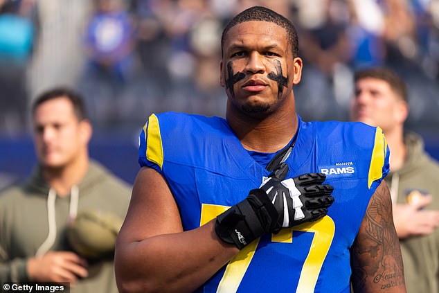 Rams head coach Sean McVay said the team won't suspend or remove Jackson from its lineup