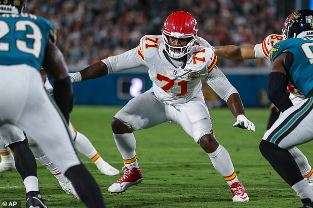 Left tackle Simmons missed four games due to what the team called a 'family situation'