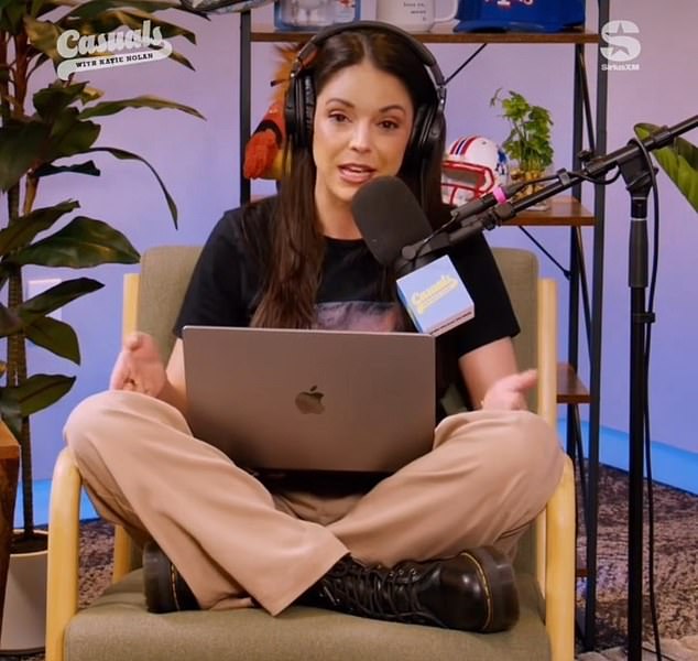 Former ESPN reporter Katie Nolan has opened up on Tom Brady walking in on her in a bra