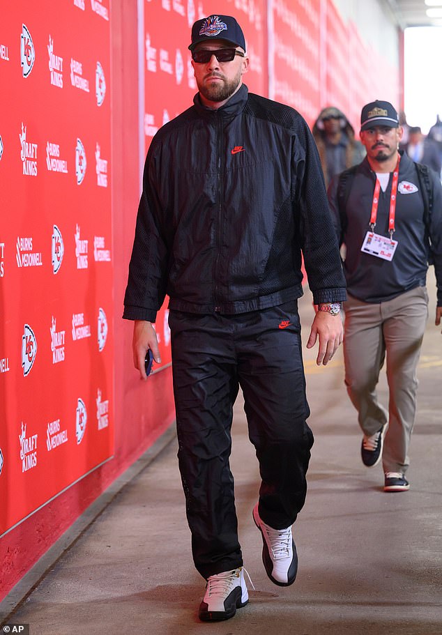 Travis Kelce has arrived for what could prove a pivotal game in deciding his future in the NFL