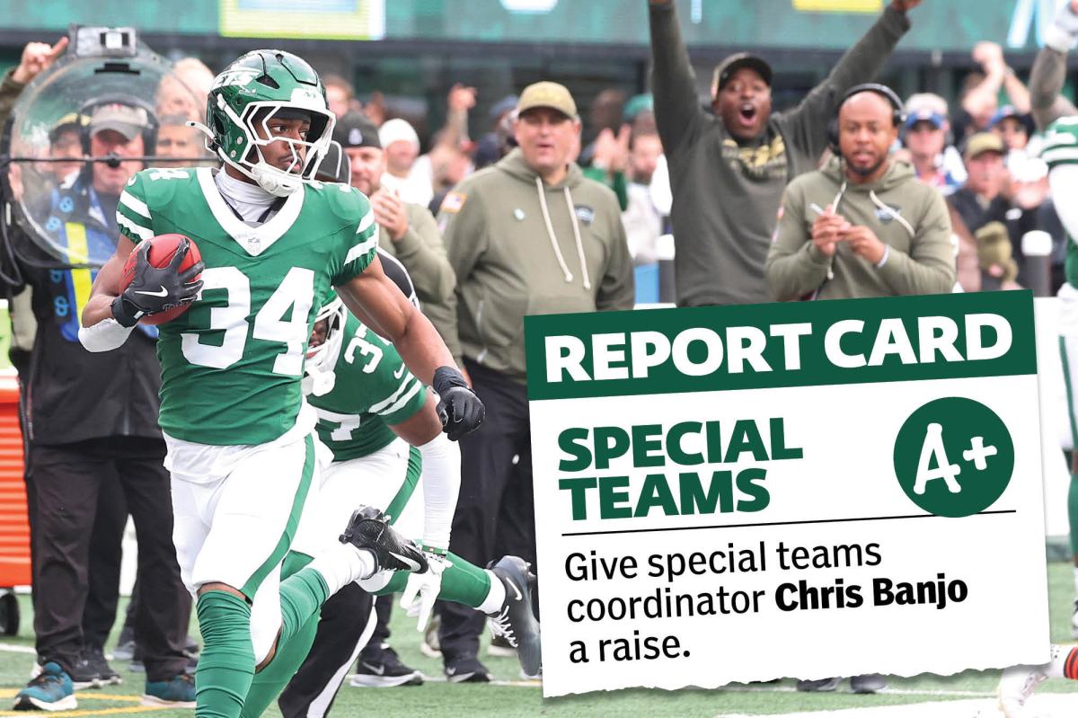 Jets takeaways, report card from NFL Week 10 win over Browns