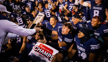 Utah High School football championships Corner Canyon Chargers...