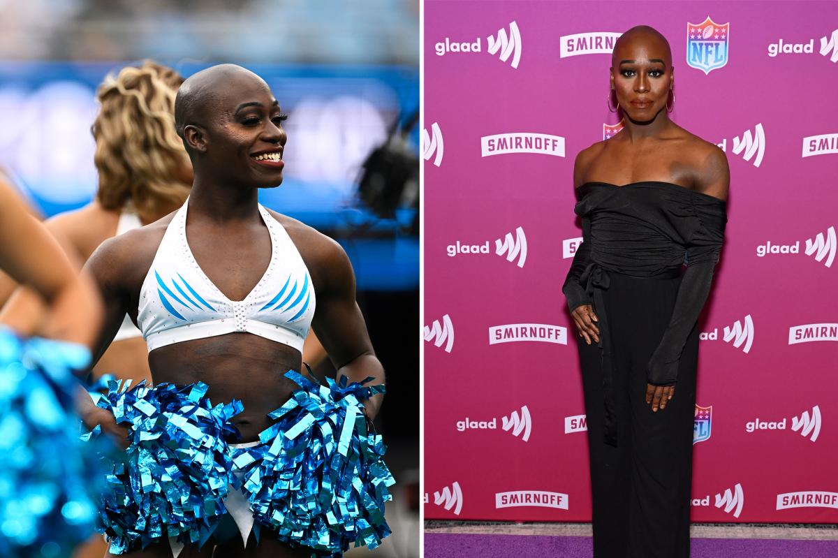 NFL's first transgender cheerleader makes claim about Panthers departure: 'Cut because I’m trans'