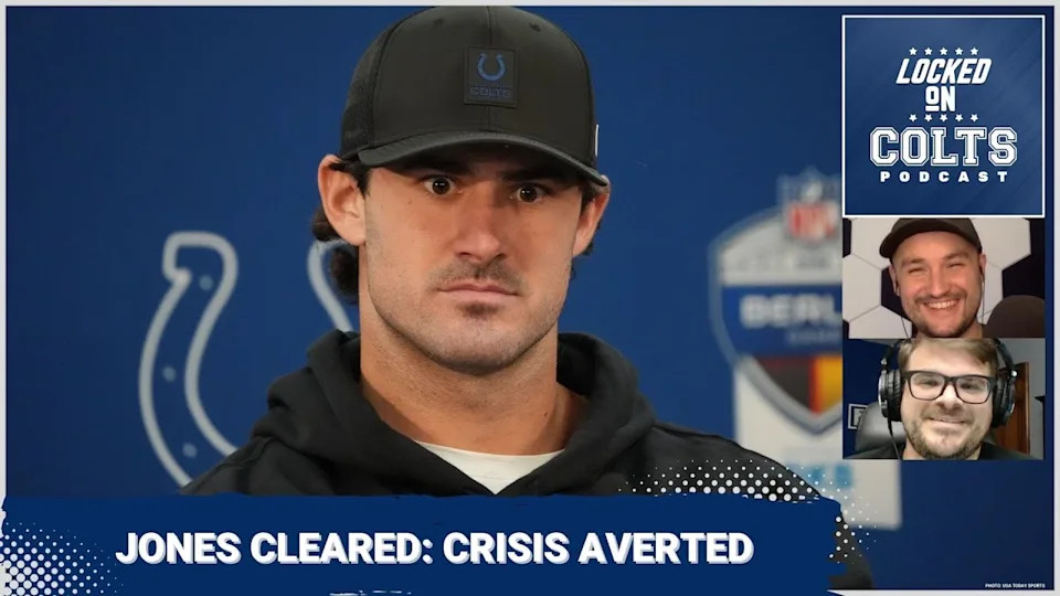 INDIANAPOLIS COLTS: Daniel Jones, Charvarius Ward Cleared vs. Kansas City Chiefs