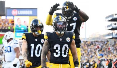 NFL Week 9 grades: Steelers have 'A' effort in upset over Colts