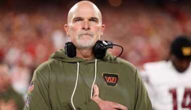 Commanders coach Dan Quinn takes responsibility for leaving Jayden Daniels in game