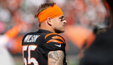 Bengals News: Logan Wilson thanks everyone but Zac Taylor
