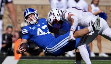 No. 8 Texas Tech defensively upends BYU in No. 7 Cougars' first loss