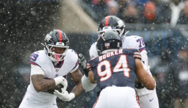 Is it snowing is Chicago now? Winter Storm Warning hits as Bears host Giants at Soldier Field