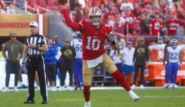 49ers' Kyle Shanahan, Mac Jones speak after loss to Rams