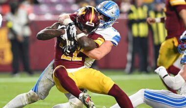 Washington Commanders fall to Detroit Lions 44-22 in front of President Trump
