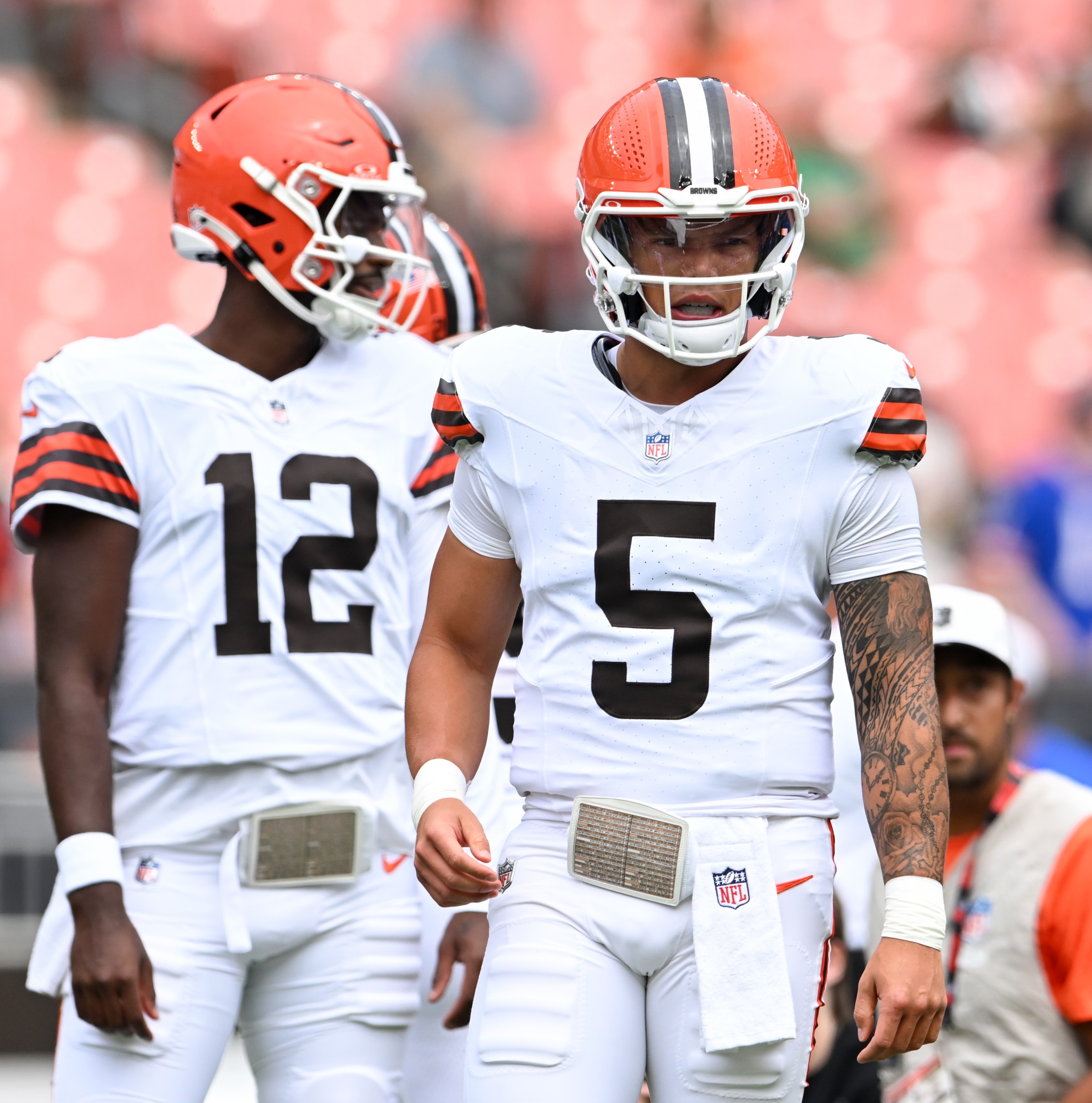 Browns HC Kevin Stefanski has a plan for Dillon Gabriel, Shedeur Sanders after Week 10 loss to Jets