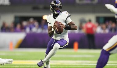 Lamar Jackson missing at Ravens practice; 2 other starters out