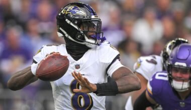 Lamar Jackson injury updates: Ravens quarterback misses practice with knee issue