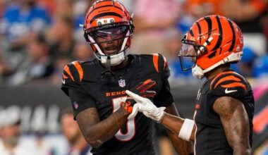 Anytime touchdown scorer picks: Tee Higgins among best Week 11 player props for Bengals vs. Steelers