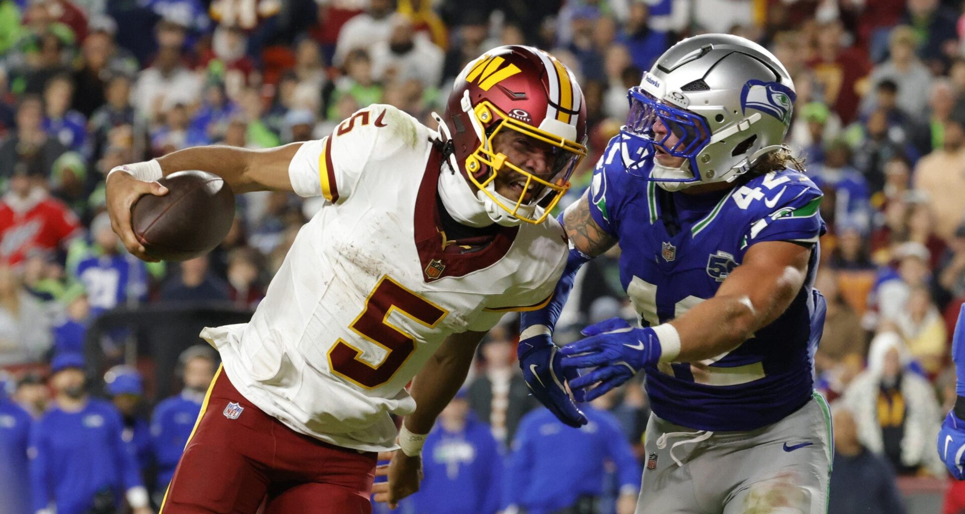 Joe Theismann urges Jayden Daniels to 'protect yourself' after latest injury