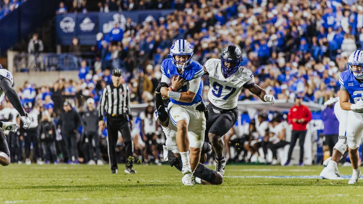 No. 12 BYU bounces back to beat TCU in return home