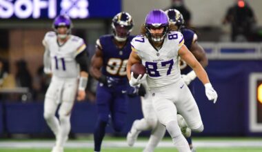 T.J. Hockenson among top anytime touchdown scorer props for Vikings vs. Packers
