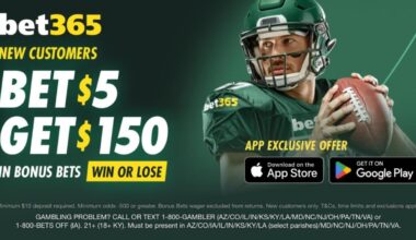 Bet365 bonus code CBSBET365: Claim $150 in bonus bets for NFL Week 12, Chiefs-Colts, Eagles-Cowboys on Sunday