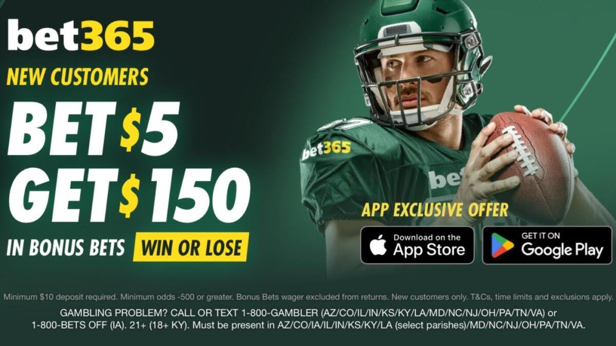 Bet365 bonus code CBSBET365: Claim $150 in bonus bets for NFL Week 12, Chiefs-Colts, Eagles-Cowboys on Sunday