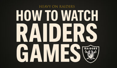 How to Watch Raiders Games Without Cable in 2025