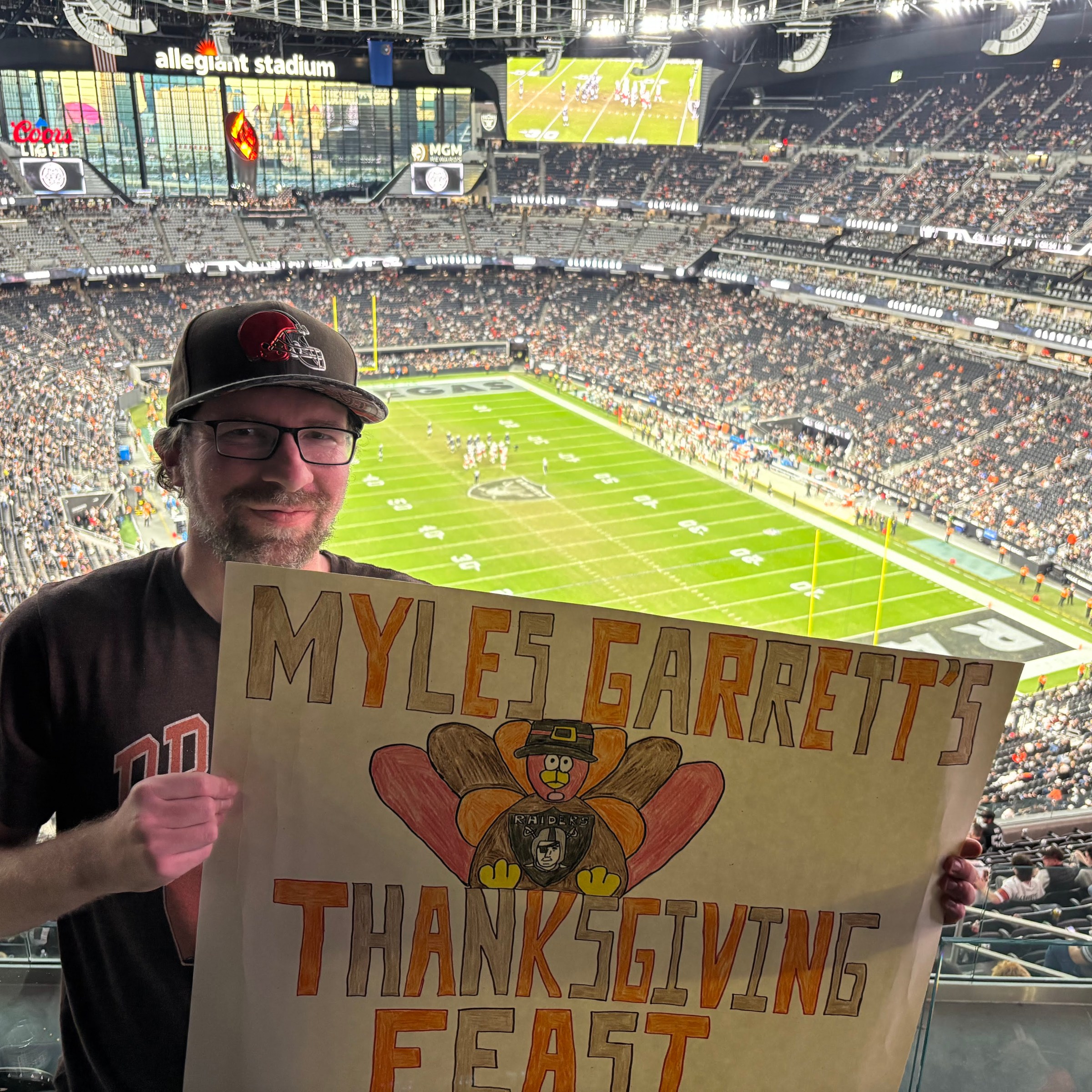 Vlog of my Browns vs. Raiders experience in Las Vegas, seeing Shedeur Sanders’ first start