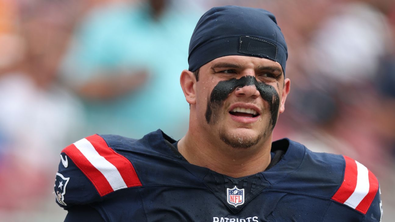Patriots put LT Will Campbell on IR, rule out LG Jared Wilson